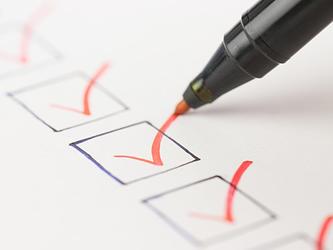 red pen ticks within check boxes